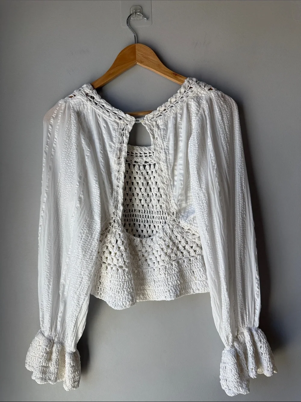 Free People Boho Crochet Top